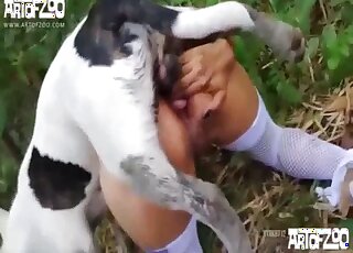 White animal finds a perfect Latin schoolgirl to fuck outdoors